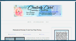Desktop Screenshot of creativelycarol.com